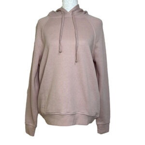 FOR THE REPUBLIC Light Blush Pink Pullover Hoodie Sweatshirt - Size XS, NWT